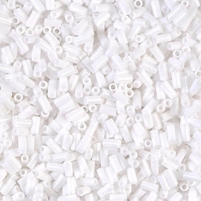 Miyuki Rørperler, BGL1 - 9402, Opaque White, 10gr - Uniq Perler - 0000010961