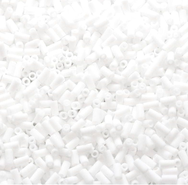 Miyuki Rørperler, BGL1 - 9402F, Matte White, 10gr - Uniq Perler - 0000010962