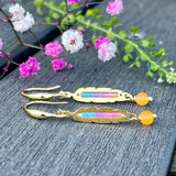 Miyuki Stål Vedhæng, Fjer - Uniq Perler - 0000005701