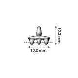 Miyuki Super Duo Connector – Forgyldt (12x9,5mm, 2 Stk) - Uniq Perler - 0000004554