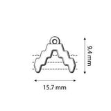 Miyuki Super Duo endestykke, 2 Stk - Uniq Perler - 0000004560