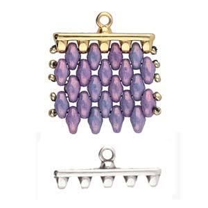 Miyuki Super Duo Mellemled, Forsølvet, 2 Stk - Uniq Perler - 0000004557