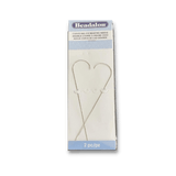 Nåle Med Krog Til Bead Spinner - (127x0.4x0.8mm), 2 Stk - Uniq Perler - 035926082571