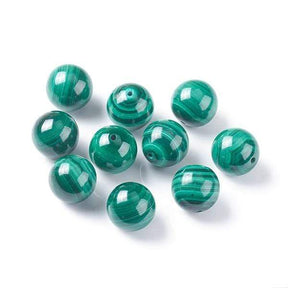 Natural Malachite, Green, Top-drilled, (0mm) - Uniq Perler - 3565746345