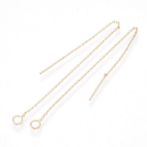Ear Threads – 18K Gold-plated Brass (105mm) - Uniq Perler - 467687435