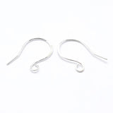 Ørekroge med Øje – Sterling Sølv 925 (19x13,5mm) - Uniq Perler - 0000000939