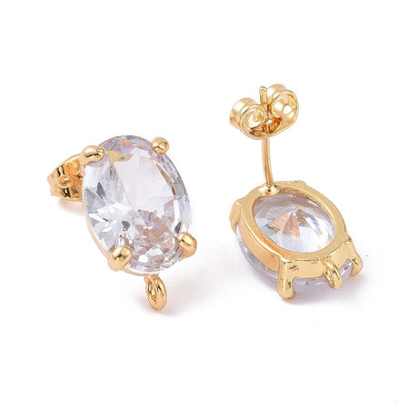 Ørestikkere Med Flot Klar Zirkonia Sten - Uniq Perler - 297453445679917186378841