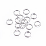 Ösken – Öppen, Förgävlat Stål (3,5x0,6mm), 20 st - Uniq Perler - 13612