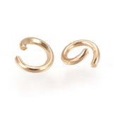 Øsken/O - Ringe – Åben, Forgyldt Messing (4x0,5mm), 25 Stk - Uniq Perler - 527567