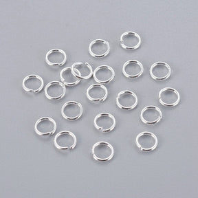 Ösken/O - Ringe – Offen, Vergoldeter Stahl (6x1mm), 20 Stk - Uniq Perler - 116018