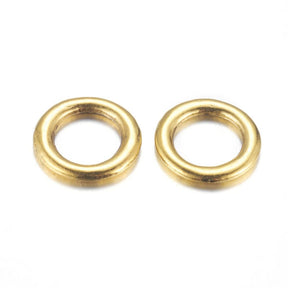 Ösken/O - Ringe – Geschlossen, Vergoldet (14,5x1,6mm), 10 Stk - Uniq Perler - 0000001610, 114829945673915412518852,816163245778913617376847,114829945673914604006856,114829945673915412518852,