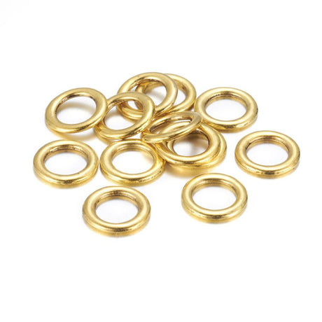 Øsken/O - Ringe – Lukket, Forgyldt (14,5x1,6mm), 10 Stk - Uniq Perler - 0000001610, 114829945673915412518852,816163245778913617376847,114829945673914604006856,114829945673915412518852,