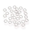 Øsken/O - Ringe – Lukket, Stål (6x0,8mm), 20 Stk - Uniq Perler - 2844828