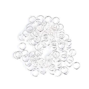 Ösen/O-Ringe – Sterling Silber 925 (3,5x0,4mm, 10 Stk) - Uniq Perler - 114084