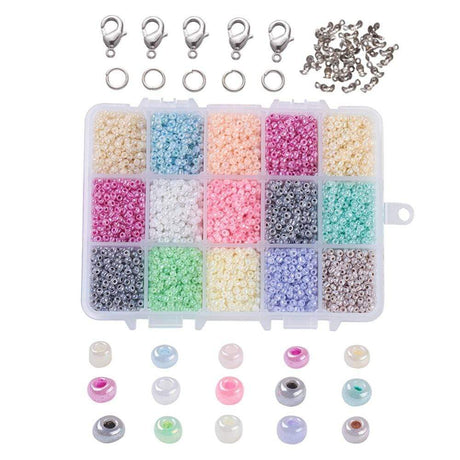 panda DIY SÆT DIY sæt: Glas seed beads 2 mm