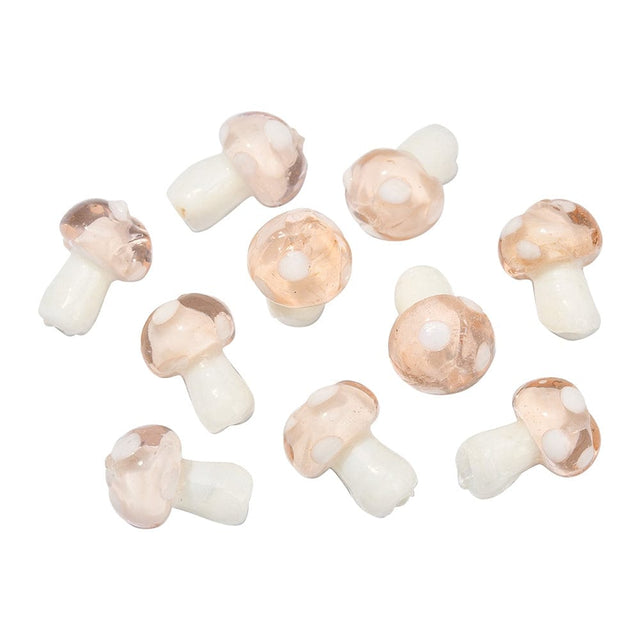 panda Enkelt perler og sæt 10 stk. glas svampe, misty rose