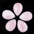 panda Enkelt perler og sæt Dråbeformet Rosa kvarts 34 mm