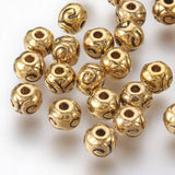 panda Metal perler 20 stk antik forgyldt perler str. 5,5x4,5 mm