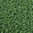 panda miyuki beads 0411 Rocailles matte Opaque Green  11/0