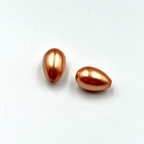 Pandahall Enkelt perler og sæt Shell dråber, str 16x12 mm