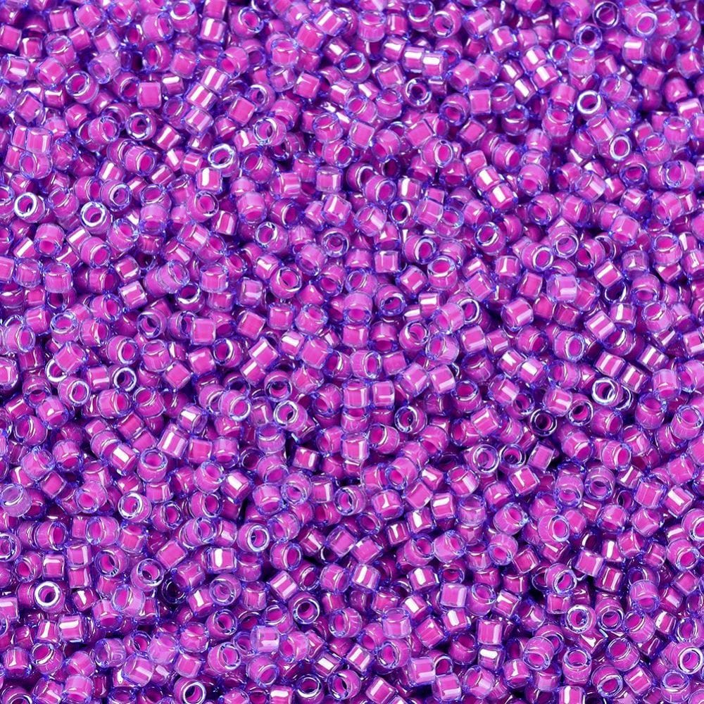 Pandahall miyuki beads DB 2049 Luminius hot pink 11/0
