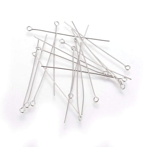 Eye Pins – Steel (50x0.6mm), 100 pcs - Uniq Perler - 486857