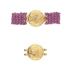 Pithari Led, Mellemled Til Erstatning For 1 X Delica Perle 11/0 (Forgyldt) - Uniq Perler - 24356735434