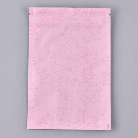 Plastikposer Med Lynlås – Rosa (15x10cm), 100 Stk - Uniq Perler - 135441