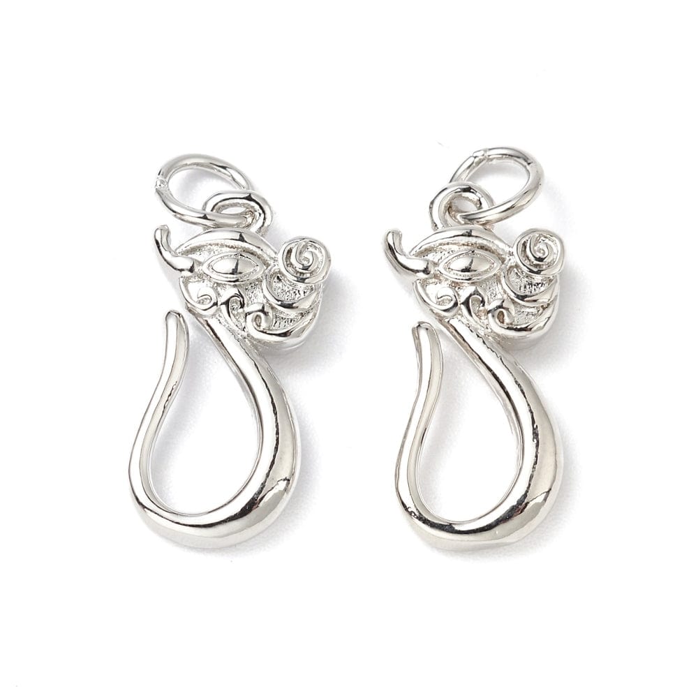 Platiniumsfarvet S - Lås, 16x5mm - Uniq Perler - 0000013532, 203774745671918588233846