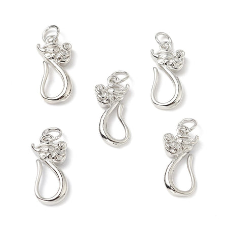 Platiniumsfarvet S - Lås, 16x5mm - Uniq Perler - 0000013532, 203774745671918588233846