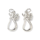 Platiniumsfarvet S - Lås, 16x5mm - Uniq Perler - 0000013532, 203774745671918588233846