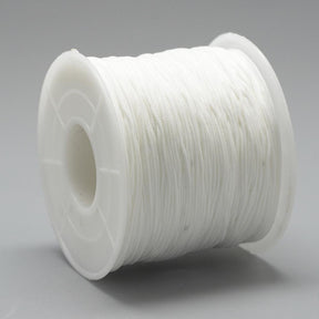 Polyester Tråd – Hvid (0,5mm), 120m - Uniq Perler - 1828373