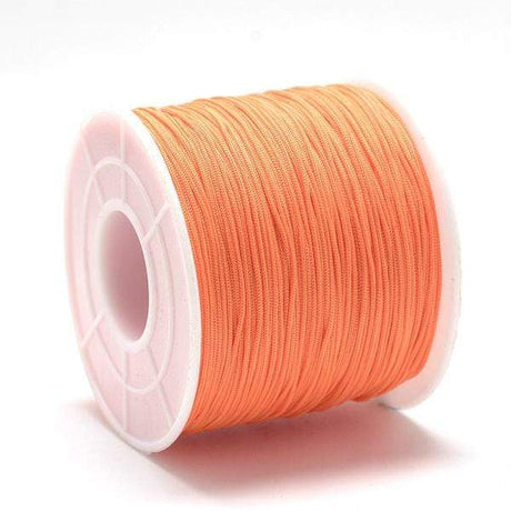 Polyester Tråd – Orange (0,5mm), 120m - Uniq Perler - 300617