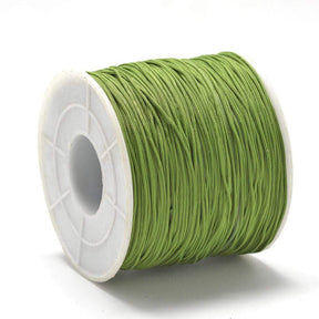 Polyester cord – Olive green (0.5mm, 120m) - Uniq Perler - 145679
