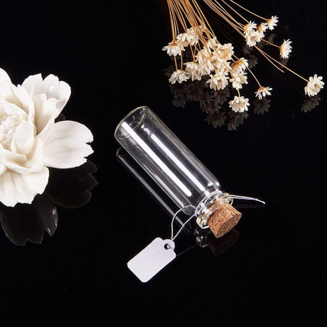 Prislabels Med Snor, Hvid, (100 Stk) - Uniq Perler - 0000011751