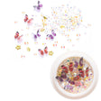 Pynte Mix Til Resin – Forgyldte Metaldele & Sommerfugle (2 - 7mm) - Uniq Perler - 0000007331