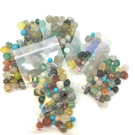 Rest Pose – Naturstens Perler, Assorterede Størrelser (40 stk) - Uniq Perler - 0000010275