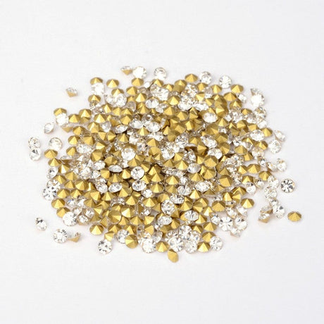 Rhinsten, 1,2 - 1,3mm, (Ca. 1400 Stk) - Uniq Perler - 0000014082