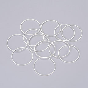 Ring Links, Platinium, 10mm, 10 St - Uniq Perler - 0000007364, 040922945679915870995857, 040922945679913711134854