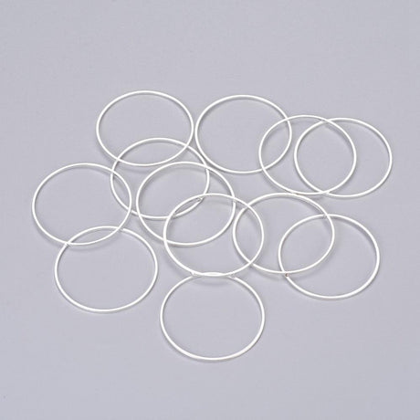 Ring Links, Platinium, 10mm, 10 Stk - Uniq Perler - 0000007364, 040922945679915870995857, 040922945679913711134854
