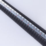 Ringmåler Af Sort Plast – DK og EU Størrelser - Uniq Perler - 0000013440