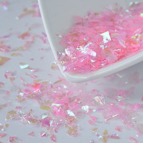 Rosa Flager Til Pynt I Resin (20g) - Uniq Perler - 4678450792