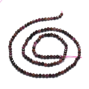 Rubin Perler – Fasettert (3mm) - Uniq Perler - 0000014185