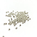 Runde Perler – 2mm, Forsølvet (Ca. 200 Stk) - Uniq Perler - 68864247