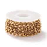 Satellit Kæde, Forgyldt Stål, 1,5x1x0,2mm - Uniq Perler - 12889