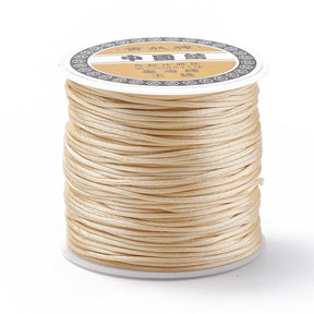 Satinband – Gold (1mm), 70m - Uniq Perler - 339914