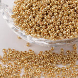 Seed Beads – Guld, Runde (2mm) 450g - Uniq Perler - 1111489812