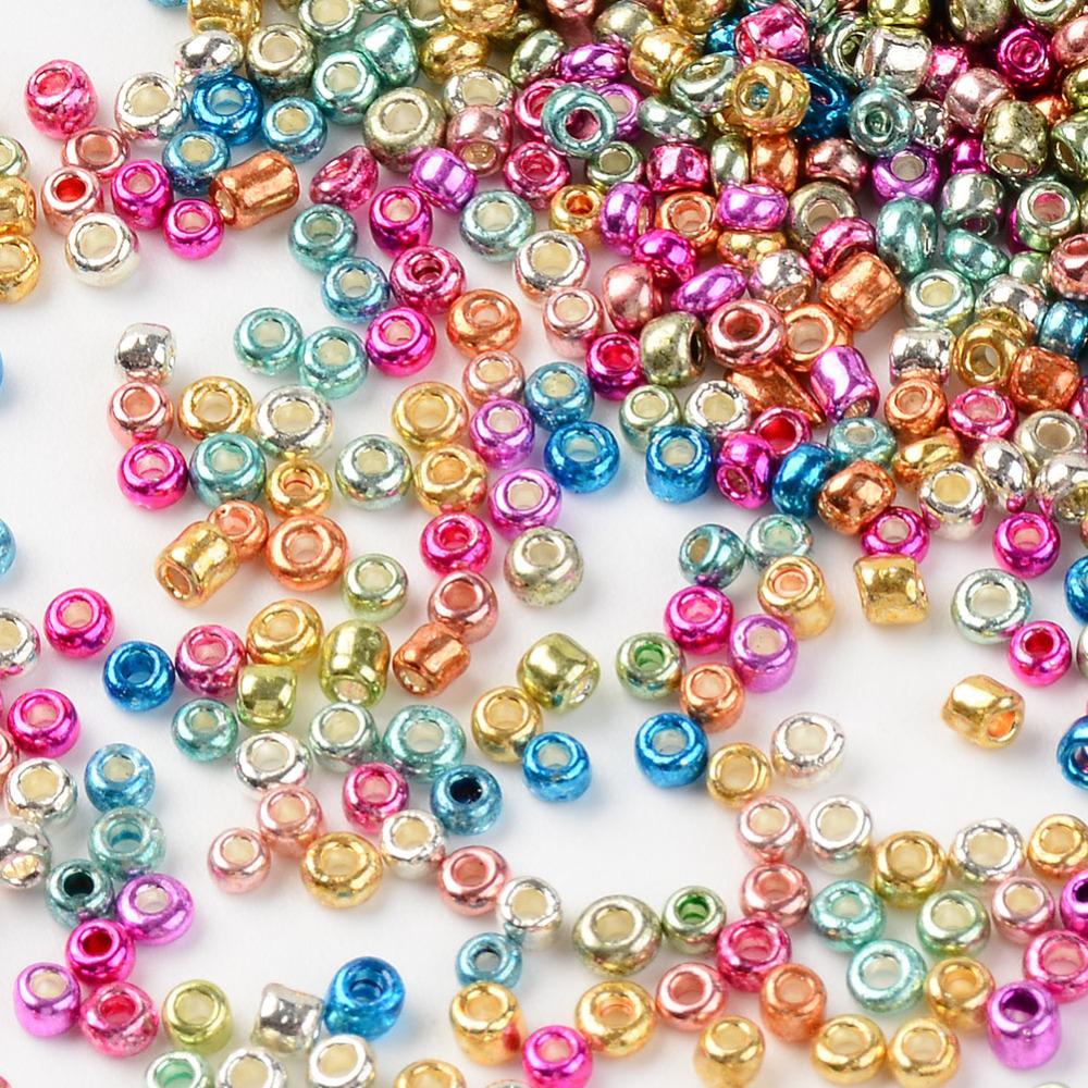 Seed Beads, Mix Farver, 2mm, 12/0 - Uniq Perler - 567435243