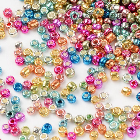 Seed Beads, Mix Farver, 2mm, 12/0 - Uniq Perler - 567435243