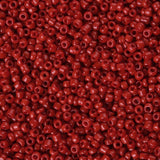 Seed Beads – Rød, Runde (2mm) 450g - Uniq Perler - 0000007828